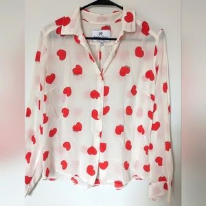 Blouse Heart silk